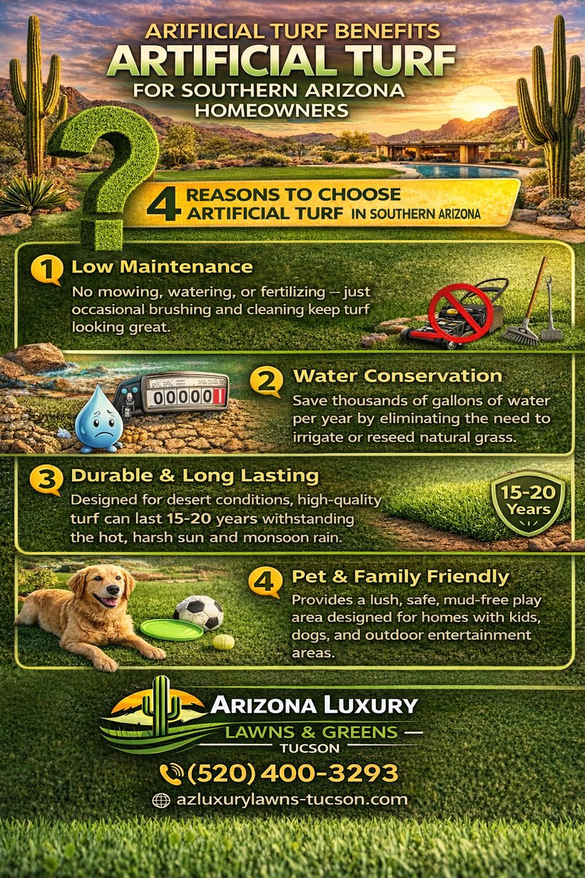 4 Reasons to Choose Artificial Turf