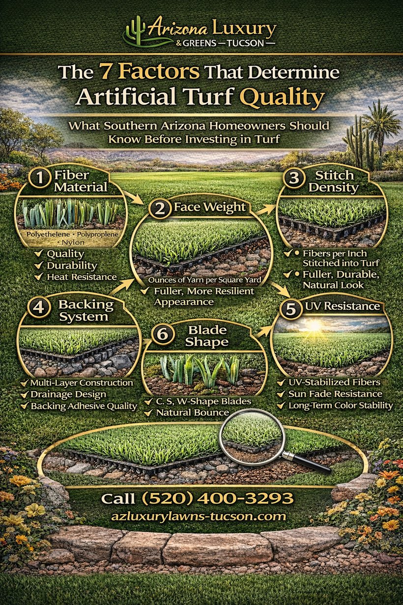 7 factors for quality artificial turf