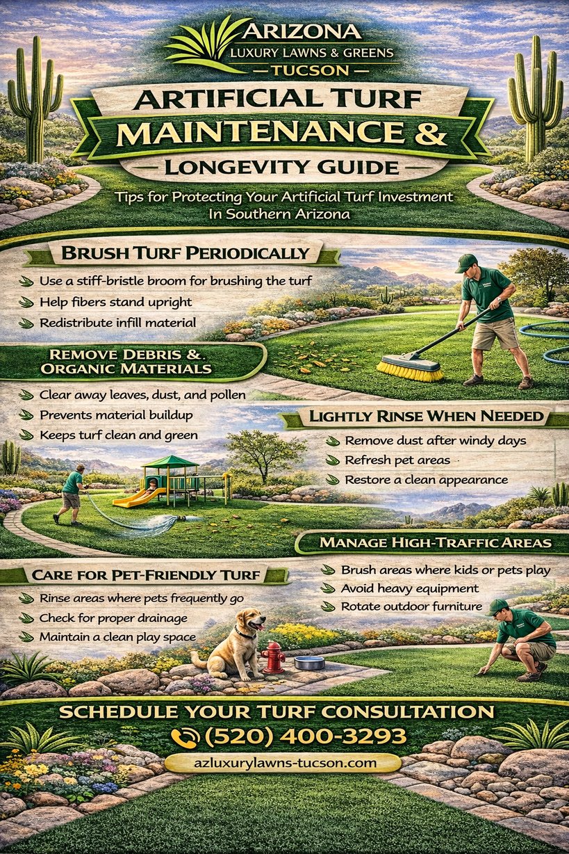 Artificial Turf Maintenance and Longevity Guide