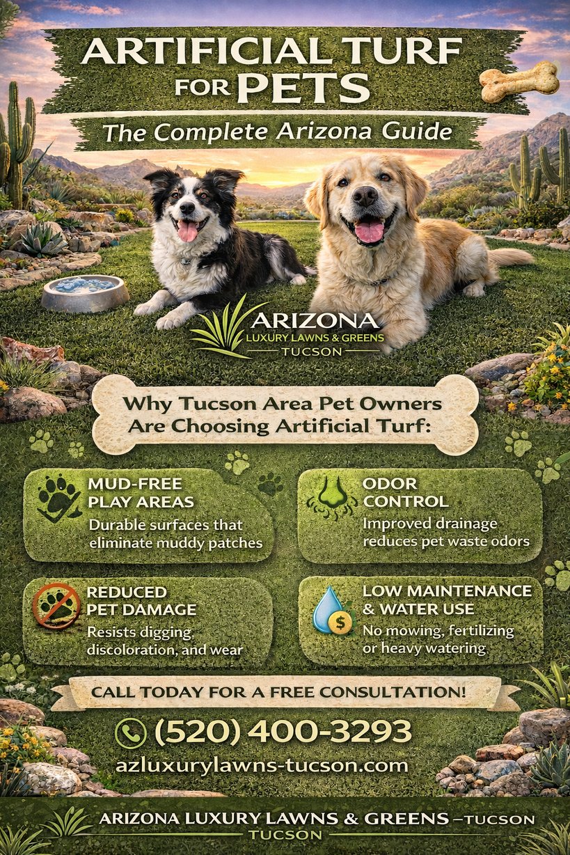 Artificial turf benefits for pets