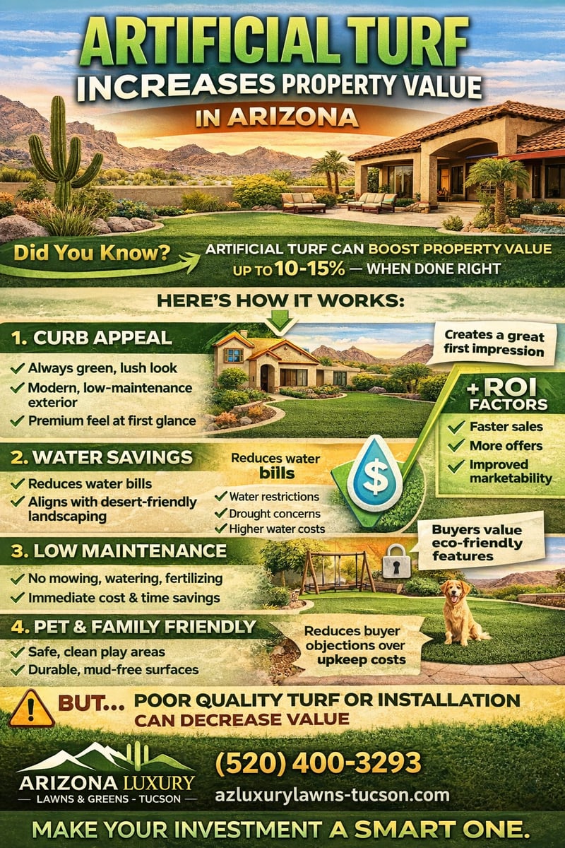 Artificial turf boosts Arizona property value