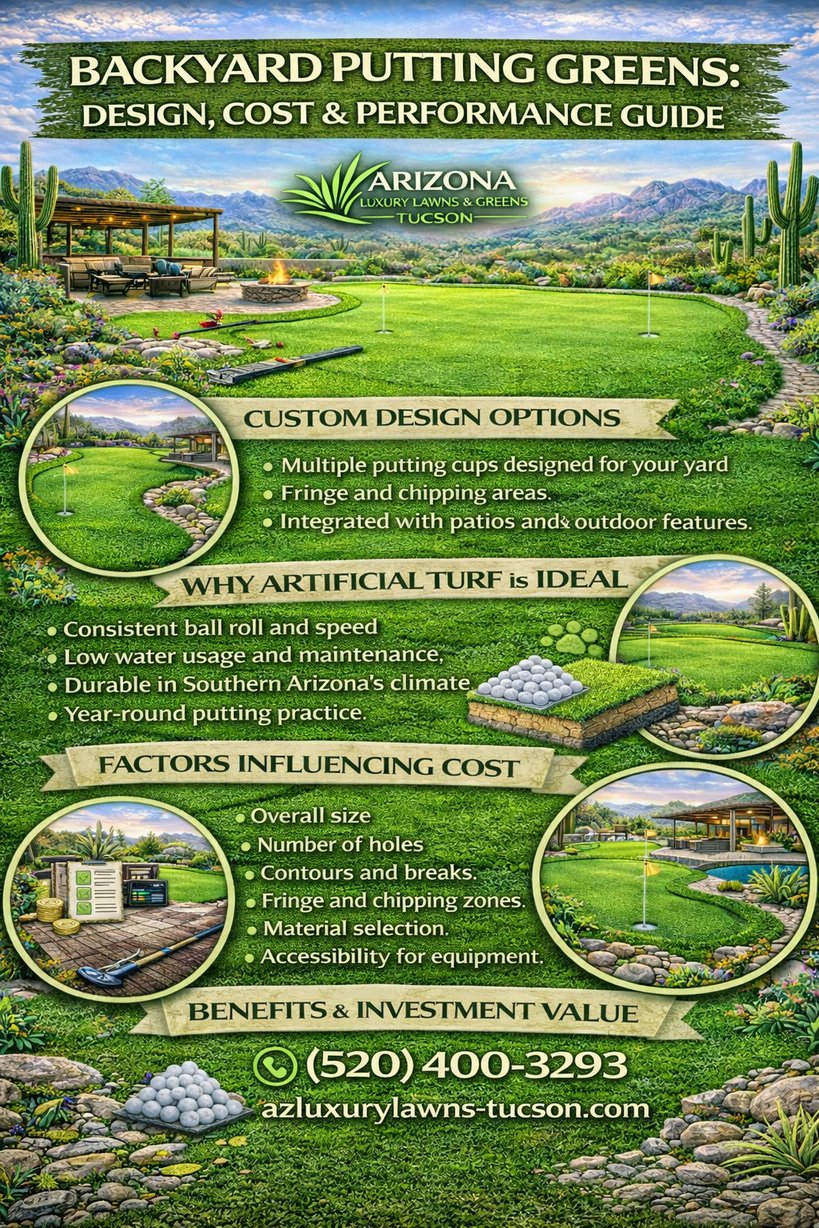 Backyard putting greens design guide - Design Cost & Performance