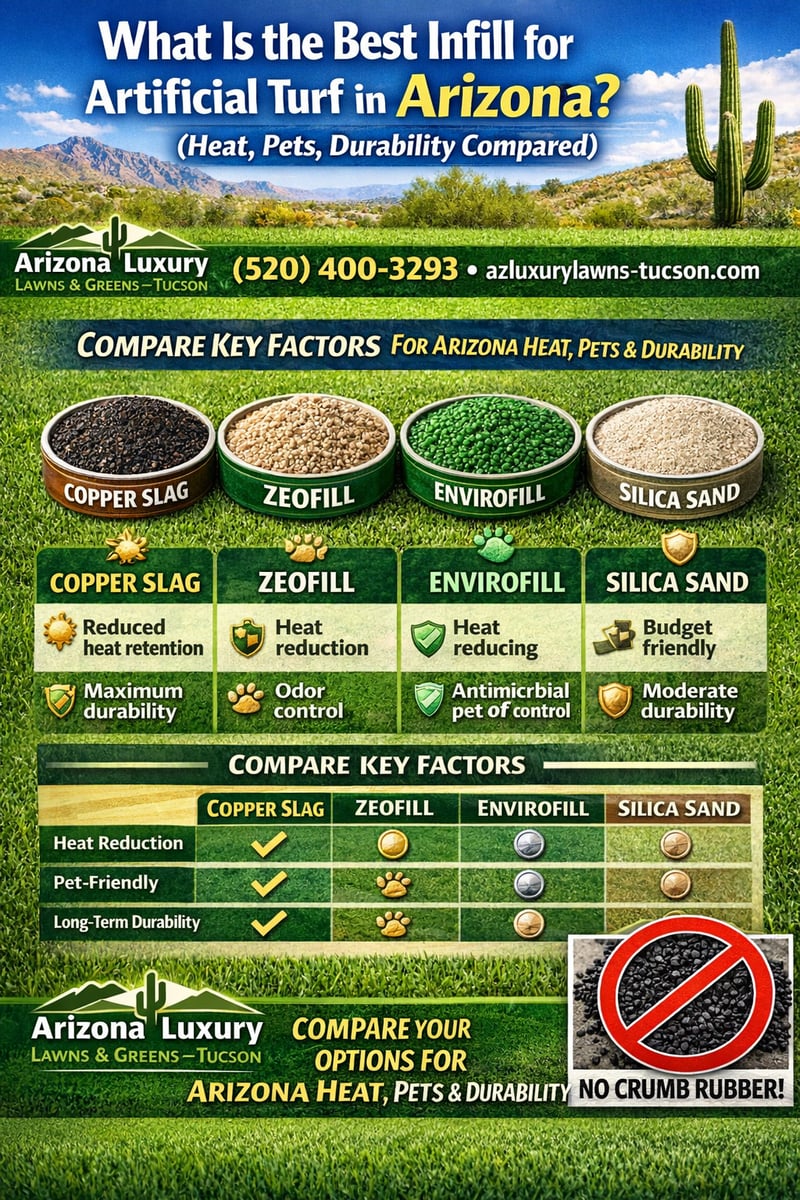 Best turf infill options for Arizona