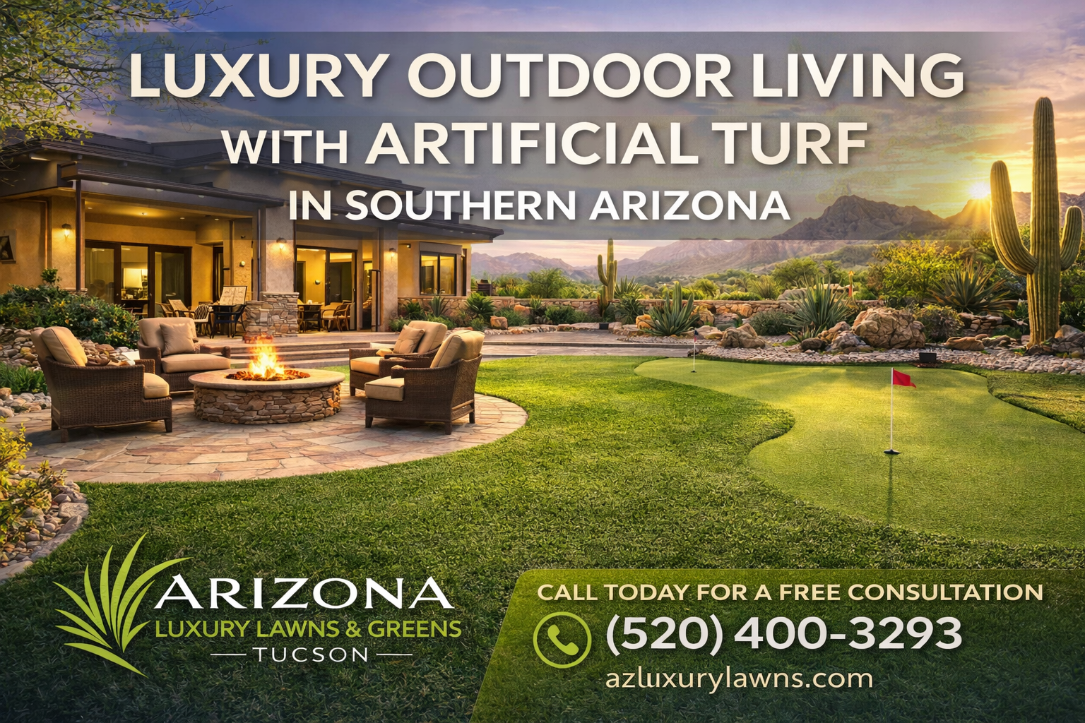 Luxury outdoor living in Arizona