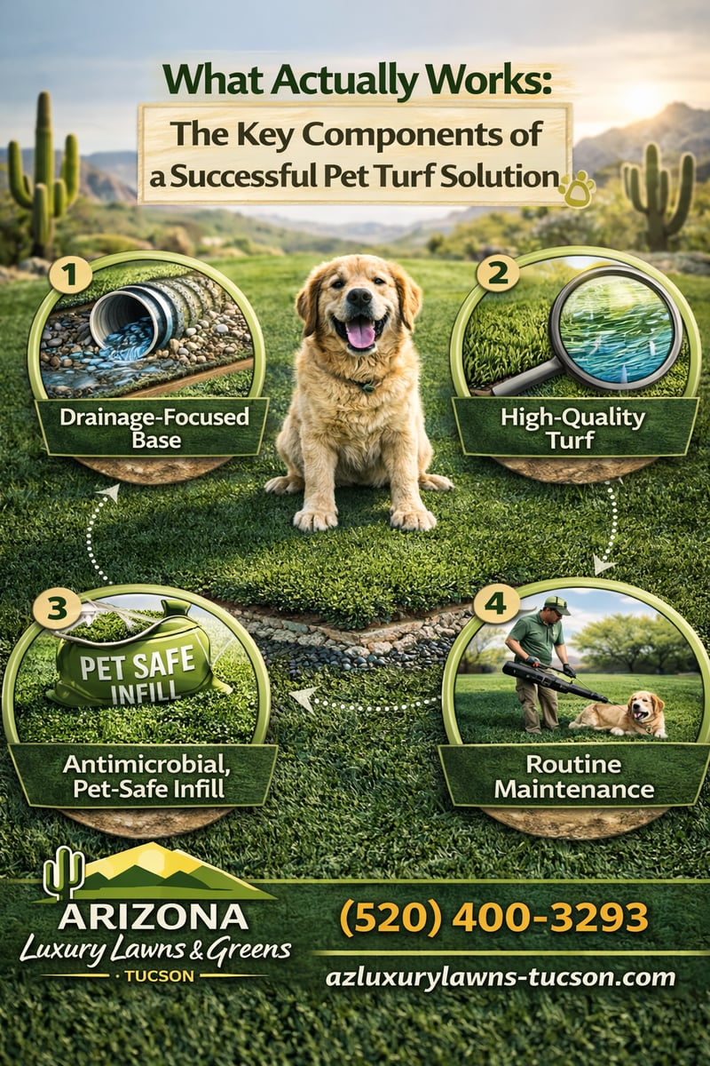 Pet-friendly turf solutions for pets