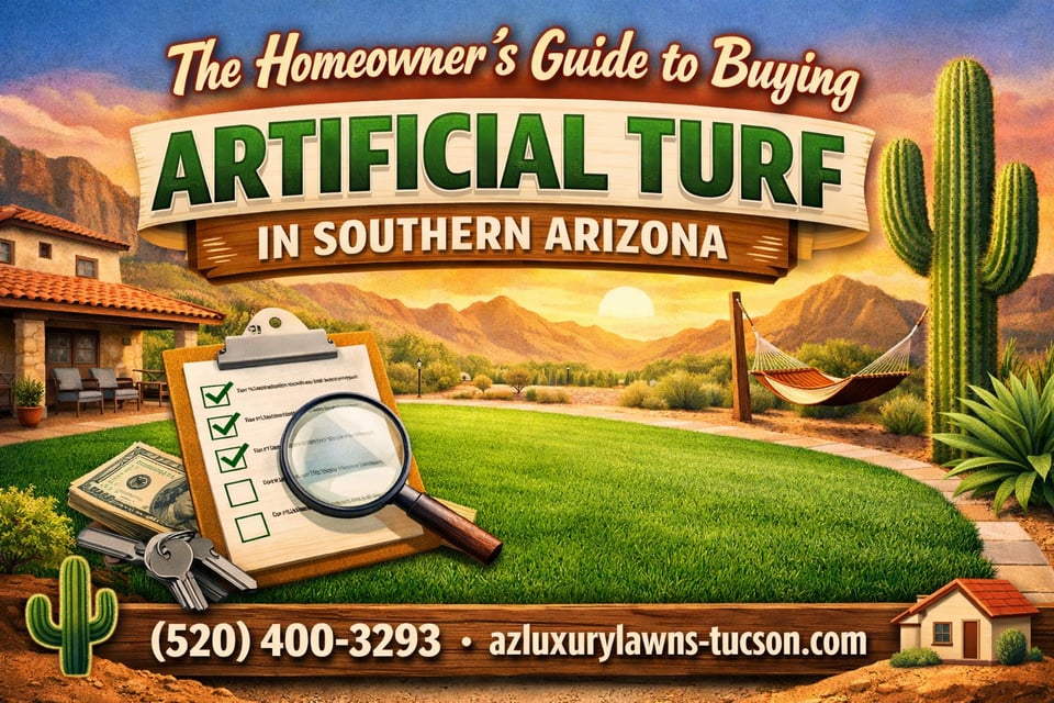 The Homeowner’s Guide to Buying Artificial Turf in Southern Arizona