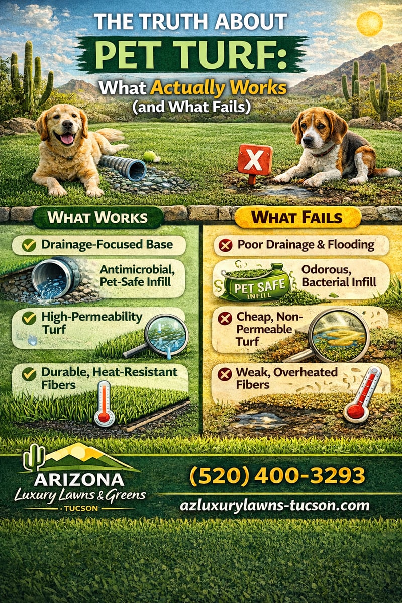 The truth about pet turf advantages
