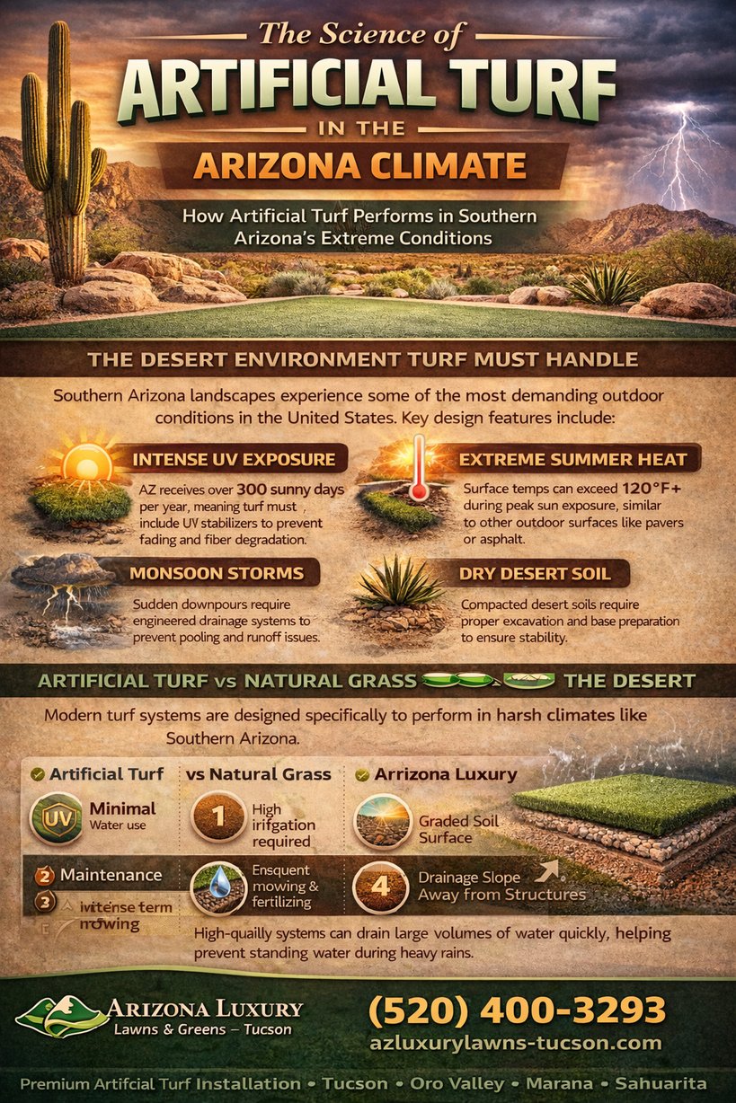 How Artificial Turf Performs in Southern Arizona’s Extreme Conditions