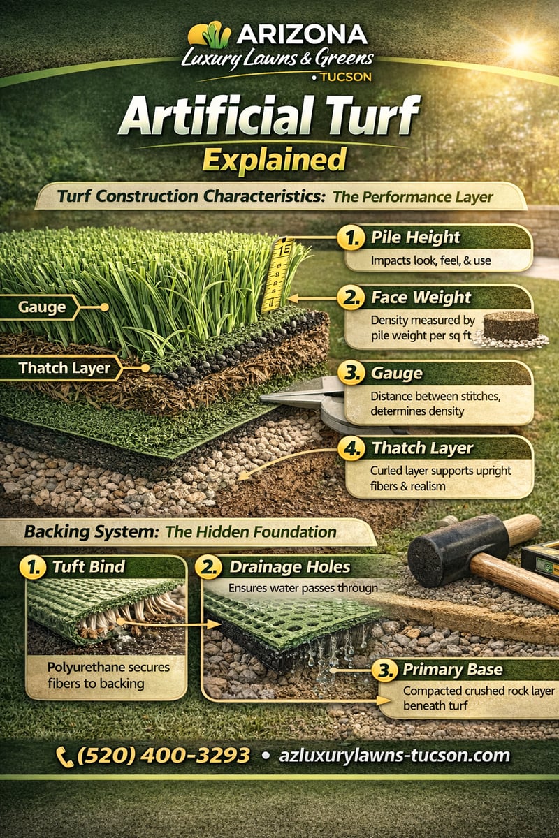 Turf Construction Characteristics - Backing System